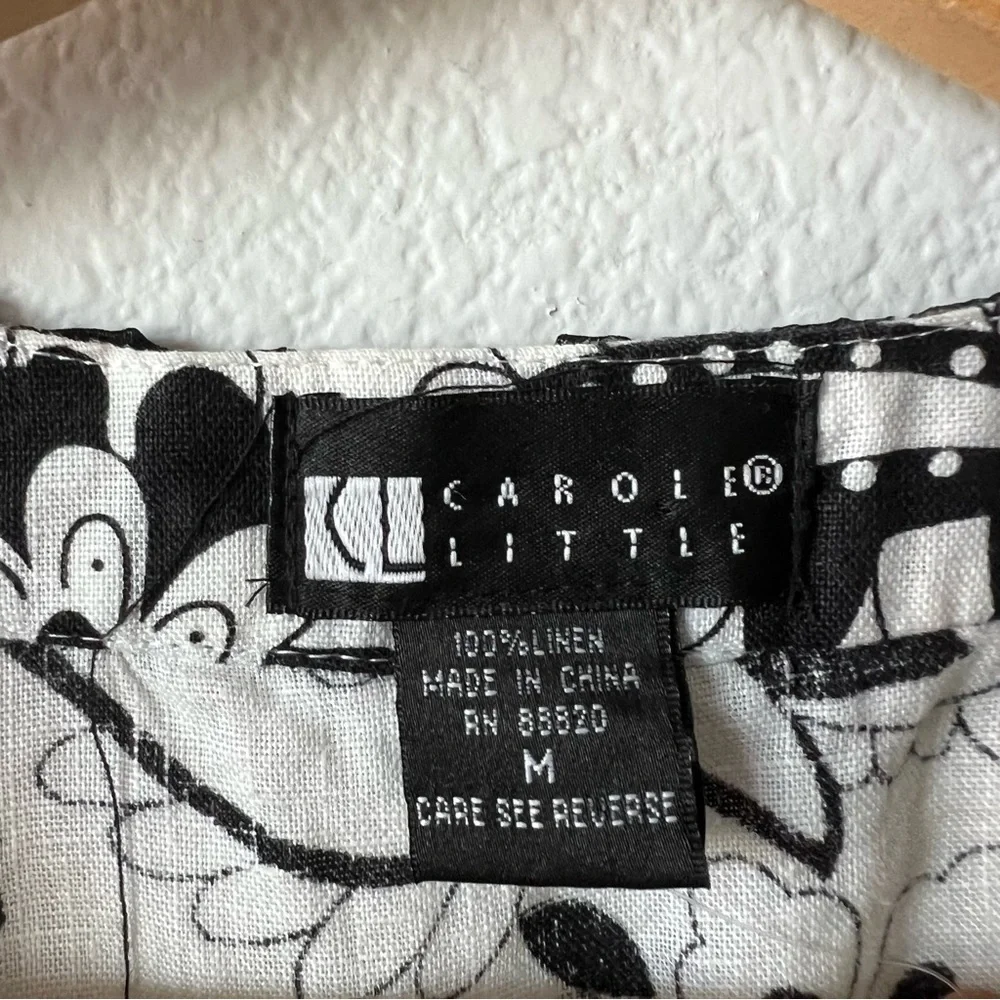 Vintage Y2k White Linen Sleeveless Blouse